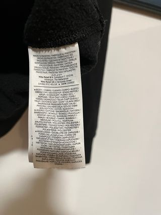 Sudadera Nike Park 20 Fleece Negra Talla M