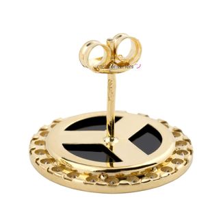 pendientes oro 18k con piedra