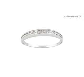 anillo oro 18k con piedra con circonita