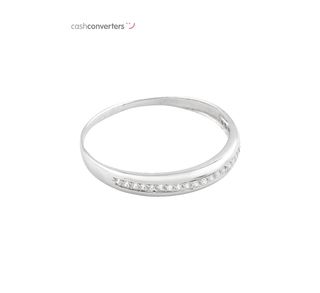 anillo oro 18k con piedra con circonita