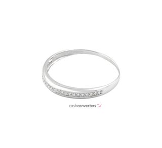 anillo oro 18k con piedra con circonita