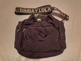 Bolso bandolera BIMBA Y LOLA negro/morado