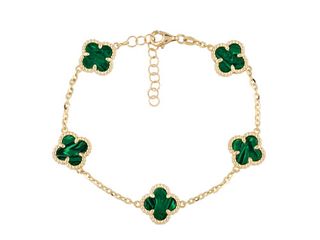 pulsera oro 18k con piedra