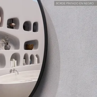 Espejo Baño Redondo con Luz LED