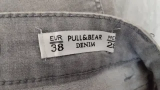 Pantalón vaquero gris de mujer