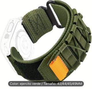 Correa Nylon Apple Watch Gris 42/44/45/49mm