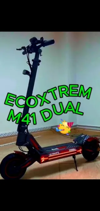 Patinete Ecoxtrem M41 Dual 2000W DGT con garantía