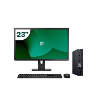Pack Dell 5070 Micro i5 9500T 16GB SSD 256GB + LCD 23" + Tecl y Ratón Inalámbrico + WiFi