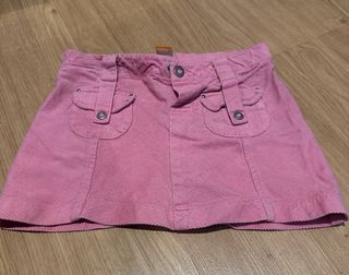 Falda pana rosa niña talla 3 años