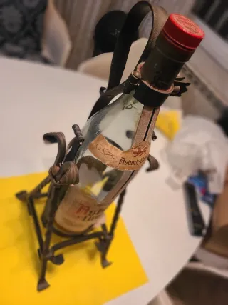 Balancín Hierro Fundido Asbach Uralt y Botella 3l