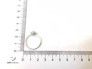 anillo oro 18k con piedra con circonita