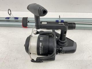 caña de pescar simple symbios sensitive tip 4.20m 100-200gr + carrete bauxit 100 sw700