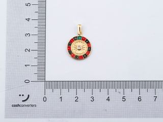 colgante oro 18k con circonita