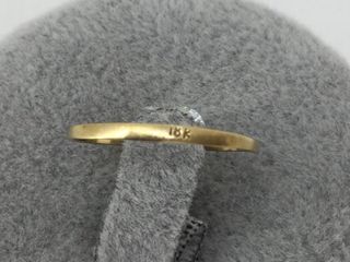 anillo oro 18k con piedra t. 12 (16,56 mm)