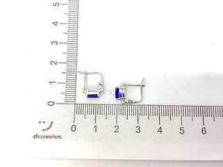 pendientes oro 18k con piedra con circonita