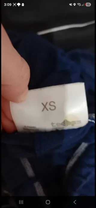 Pantalón corto pijama azul