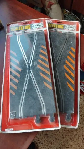 Pistas Scalextric SCX Cruce Tyco 1994 en caja