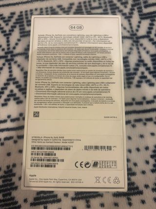 iPhone Xs Dorado + Funda Regalo + Caja