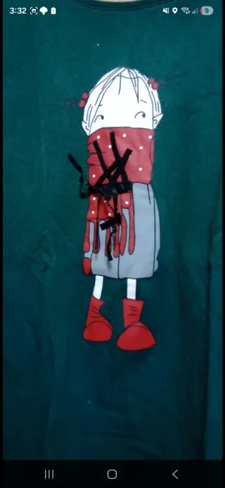 Camiseta manga larga Quelbe verde