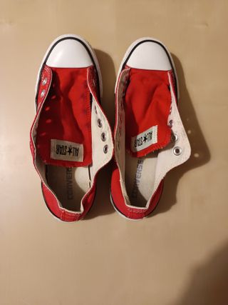 Converse All Star Rojas Talla 37