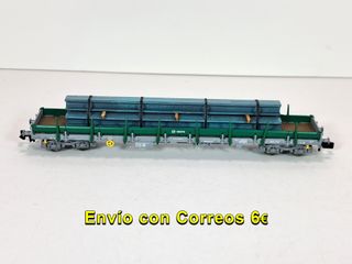 Escala N Vagón plataforma Res RENFE Fleischmann #1