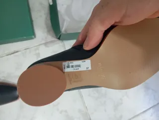 Botines Minelli Negros Tacón Madera