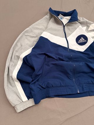 SUDADERA CREMALLERA ADIDAS VINTAGE 90s COLORBLOCK