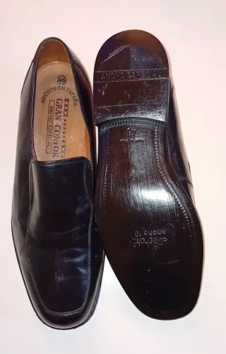 Zapatos de vestir hombre Gran Confor piel negro