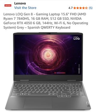 Lenovo LOQ Gen 8 Gaming Laptop 15.6 FHD