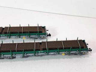 Escala N Vagones plataforma Res RENFE Fleischmann