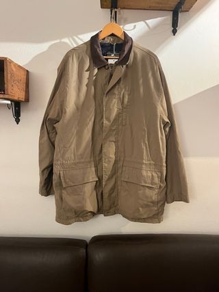 Eddie Bauer Chaqueta Vintage Beige Hombre