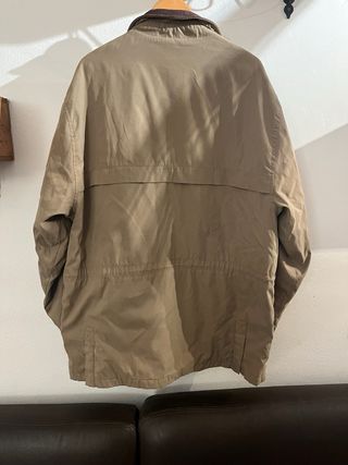Eddie Bauer Chaqueta Vintage Beige Hombre