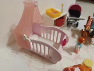 Playmobil Habitación Bebé Cuna Cochecito