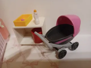 Playmobil Habitación Bebé Cuna Cochecito