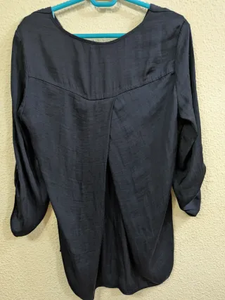 Camiseta manga larga azul talla S