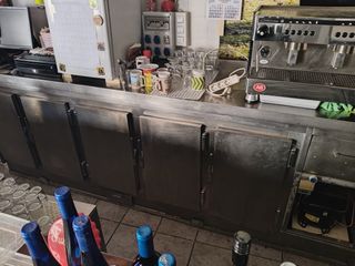 Mostrador refrigerado acero inoxidable