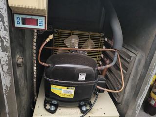 Mostrador refrigerado acero inoxidable