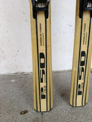 Esquís Volkl P50 Motion Energy con bastones