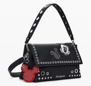 Bolso Desigual Mickey Negro Nuevo
