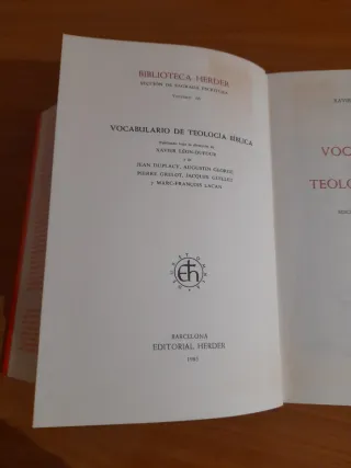 Vocabulario de Teología Bíblica