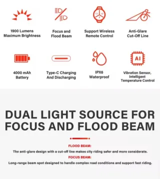 Luz Bicicleta Alta Potencia