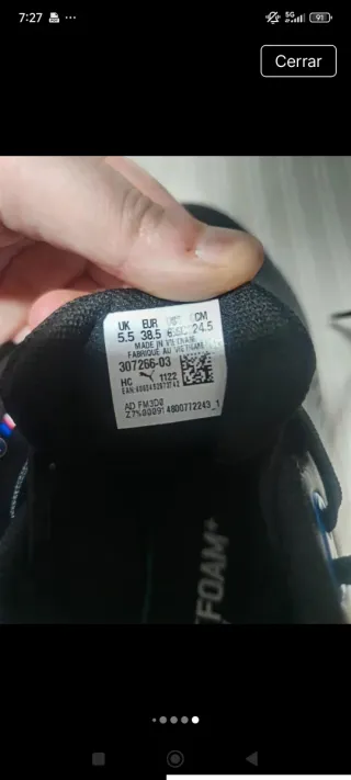 Tenis Puma BMW Motorsport Negro/Azul