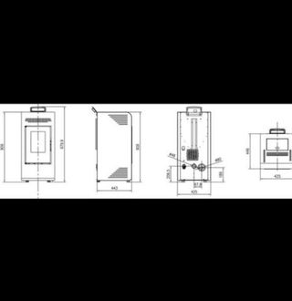 Estufa Pellets Power 9 Plus 8kW MAD2040