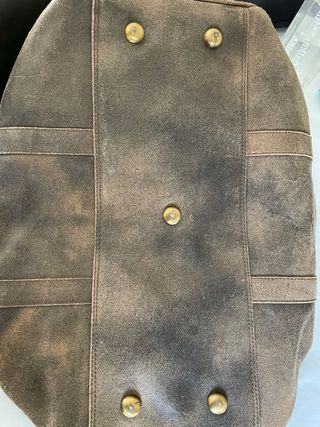 Bolso de piel marrón