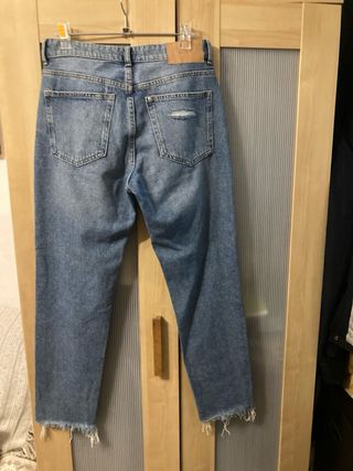 Pantalones vaqueros Boyfriend mujer rotos