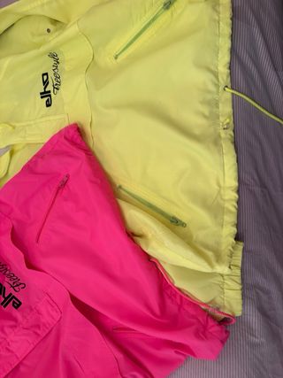 Giacche outdoor elho rosa e giallo