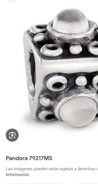 Charm Pandora Piedra Original Plata