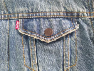 Giacca Levi's Sherpa Trucker Blu Taglia L