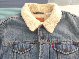 Giacca Levi's Sherpa Trucker Blu Taglia L