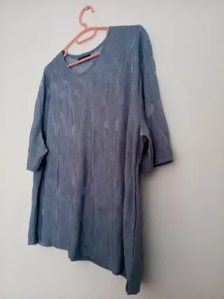 Camiseta DIVISION 4 azul con estampado talla XL